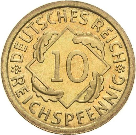 Obverse 10 Reichspfennig 1934 E -  Coin Value - Germany, Weimar Republic