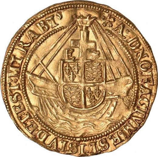 Revers Engel Ohne jahr (1559-1578) Schiff nach links - Goldmünze Wert - Großbritannien, Elisabeth I