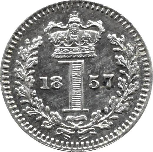 Reverse Penny 1857 "Type 1838-1887" - Silver Coin Value - United Kingdom, Victoria