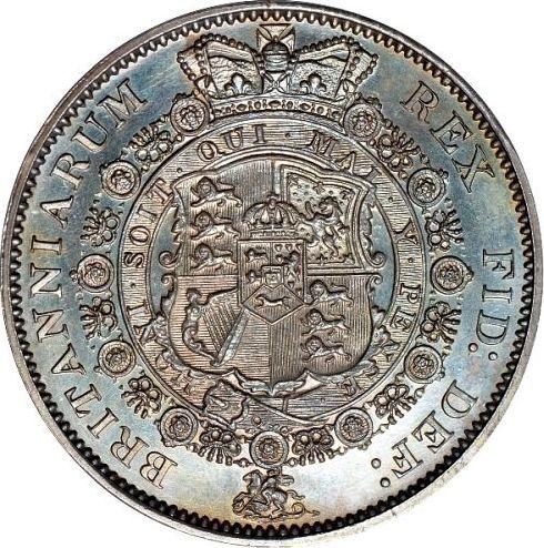 Reverse Halfcrown 1816 "Large head" Plain edge - Silver Coin Value - United Kingdom, George III