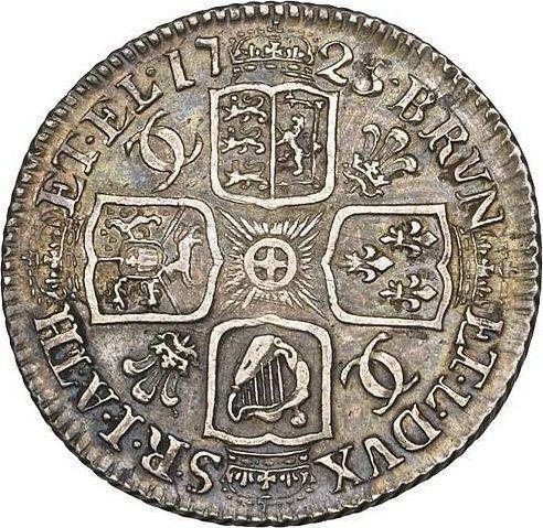 Reverse Shilling 1725 WCC "Second draped bust" Roses and "CC" in angles - Silver Coin Value - United Kingdom, George I