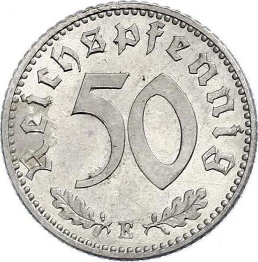 Obverse 50 Reichspfennig 1939 E "Type 1939-1944" -  Coin Value - Germany, Third Reich