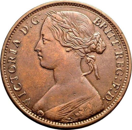 Obverse Penny 1861 "Type 1860-1894" -  Coin Value - United Kingdom, Victoria