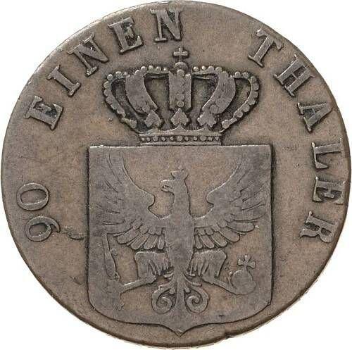 Avers 4 Pfennige 1829 D - Münze Wert - Preußen, Friedrich Wilhelm III