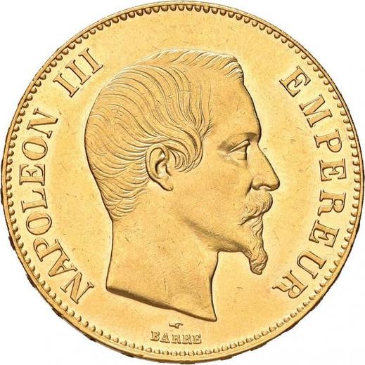 Obverse 100 Francs 1857 A "Type 1855-1860" - Gold Coin Value - France, Napoleon III