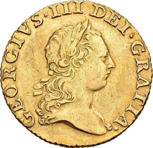 Obverse Half Guinea 1772 "Second laureate bust" - Gold Coin Value - United Kingdom, George III