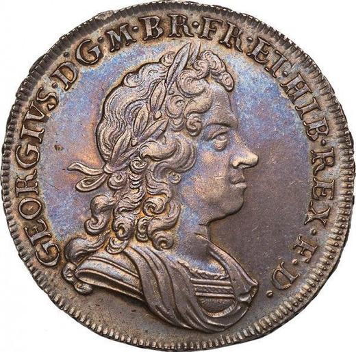 Obverse Halfcrown 1723 "SS" and "C" in angles - Silver Coin Value - United Kingdom, George I