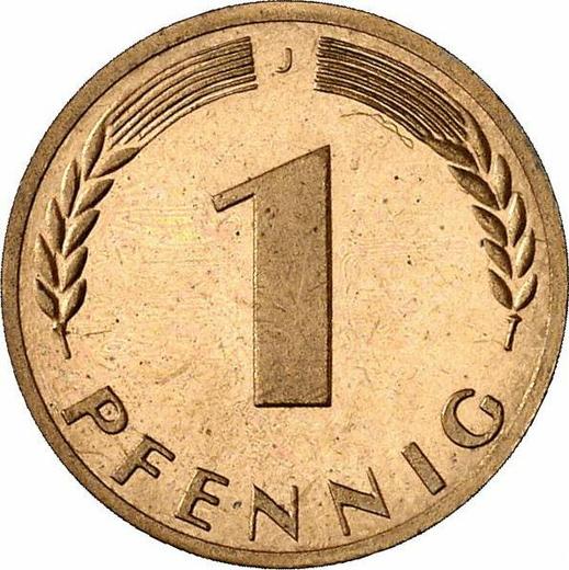 Obverse 1 Pfennig 1966 J - Coin Value - Germany, FRG