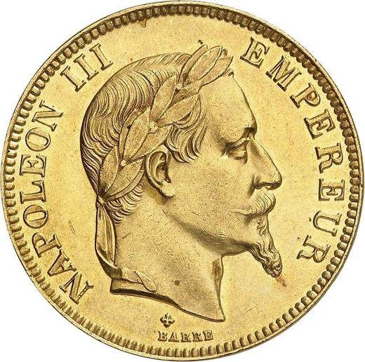 Avers 100 Francs 1867 BB "Typ 1862-1870" - Goldmünze Wert - Frankreich, Napoleon III