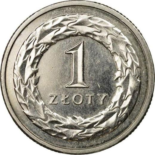 Reverse 1 Zloty 2012 MW -  Coin Value - Poland, III Republic after denomination