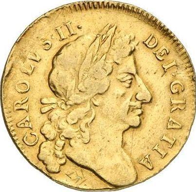 Obverse Guinea 1682 "Fourth laureate bust" - Gold Coin Value - United Kingdom, Charles II