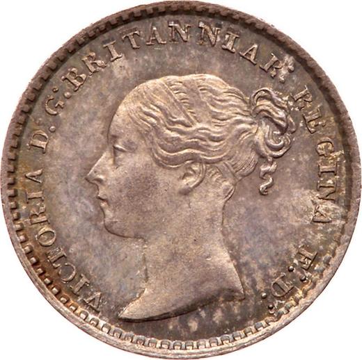 Аверс монеты - Пенни 1854 года "Тип 1838-1887" - цена серебряной монеты - Великобритания, Виктория