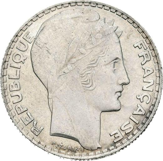 Awers monety - 10 franków 1934 "Typ 1929-1939" - cena srebrnej monety - Francja, III Republika