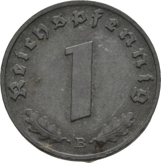 Obverse 1 Reichspfennig 1941 B "Type 1940-1945" - Coin Value - Germany, Third Reich