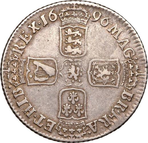 Reverse Shilling 1696 C "First laureated bust" - Silver Coin Value - United Kingdom, William III