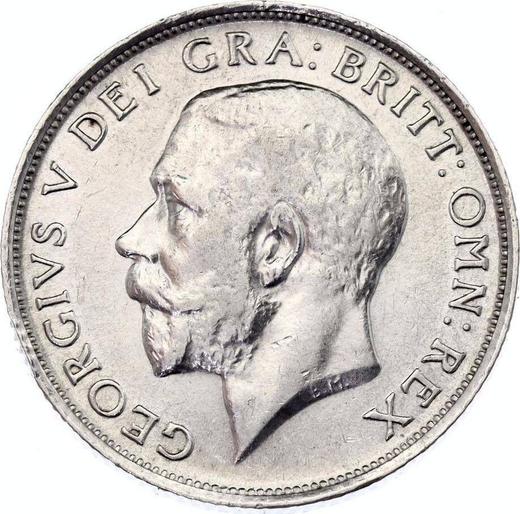 Obverse Shilling 1911 - Silver Coin Value - United Kingdom, George V
