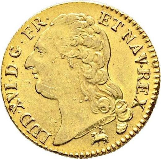 Obverse Louis d'Or 1786 B - Gold Coin Value - France, Louis XVI