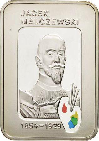 Reverse 20 Zlotych 2003 MW ET "Jacek Malczewski" - Silver Coin Value - Poland, III Republic after denomination