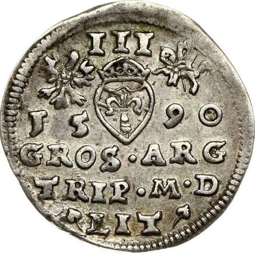 Revers 3 Gröscher 1590 "Litauen" - Silbermünze Wert - Polen, Sigismund III