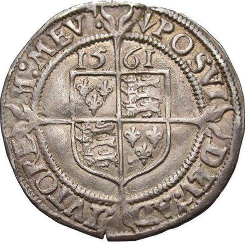 Reverse Threepence 1561 "Third issues" - Silver Coin Value - United Kingdom, Elizabeth I
