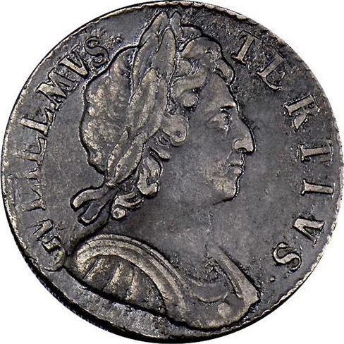 Obverse Halfpenny 1698 Date in legend -  Coin Value - United Kingdom, William III
