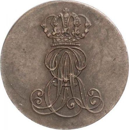 Obverse 1 Pfennig 1839 A - Coin Value - Hanover, Ernest Augustus