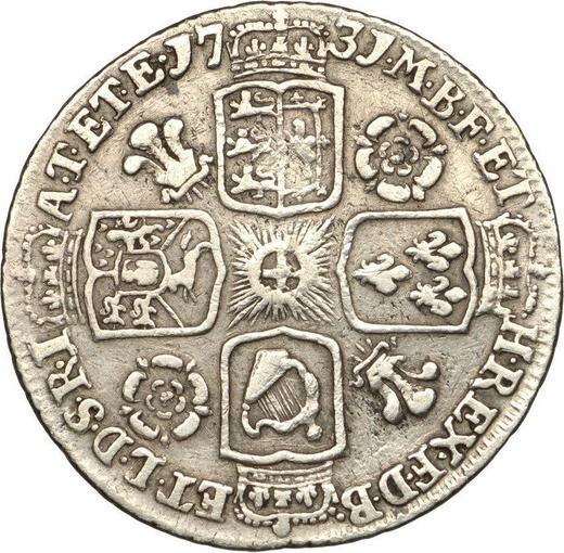 Reverse Sixpence 1731 "Young Head" - Silver Coin Value - United Kingdom, George II