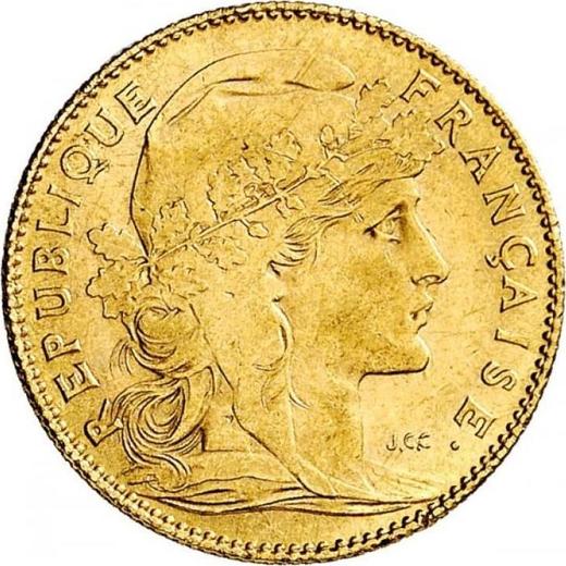 Obverse 10 Francs 1900 "Type 1899-1914" - Gold Coin Value - France, Third Republic