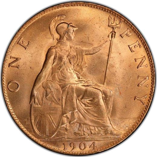 Reverse Penny 1904 "Type 1902-1910" -  Coin Value - United Kingdom, Edward VII