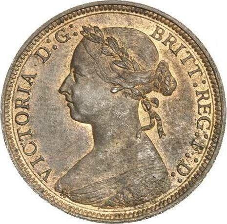 Avers 1/2 Penny 1888 - Münze Wert - Großbritannien, Victoria