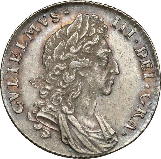 Obverse Shilling 1697 "Third laureate bust" - Silver Coin Value - United Kingdom, William III
