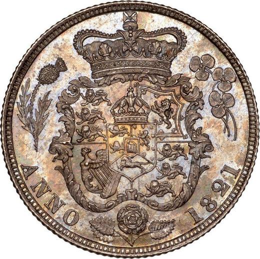 Revers 1 Schilling 1821 BP - Silbermünze Wert - Großbritannien, Georg IV