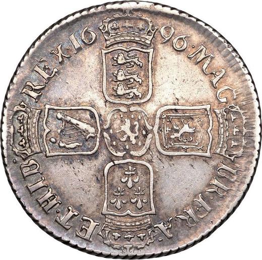 Reverse Shilling 1696 E "First laureated bust" - Silver Coin Value - United Kingdom, William III