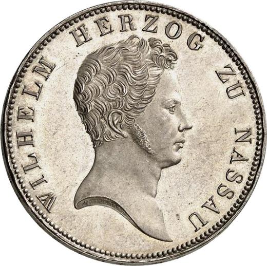 Obverse Thaler 1831 "Duke's visit to the mint" - Silver Coin Value - Nassau, William