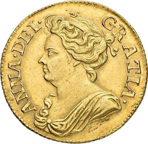 Obverse Guinea 1713 "Third draped bust" - Gold Coin Value - United Kingdom, Anne