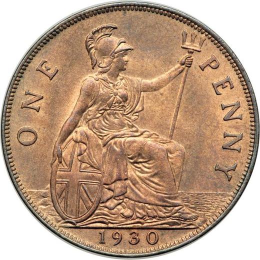 Reverse Penny 1930 "Type 1911-1936" -  Coin Value - United Kingdom, George V