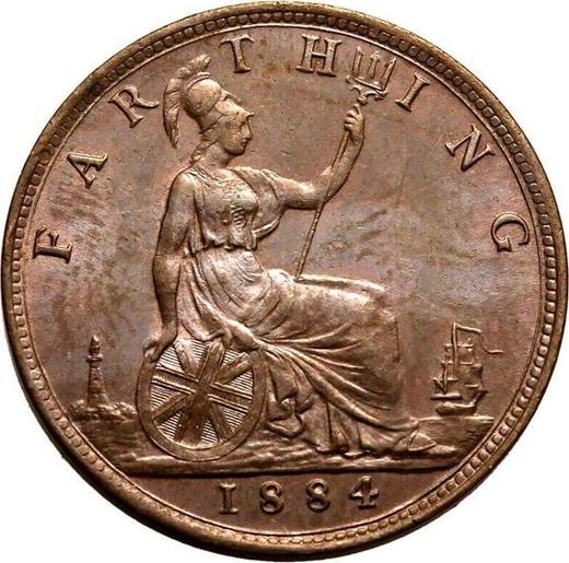 Reverse Farthing 1884 -  Coin Value - United Kingdom, Victoria