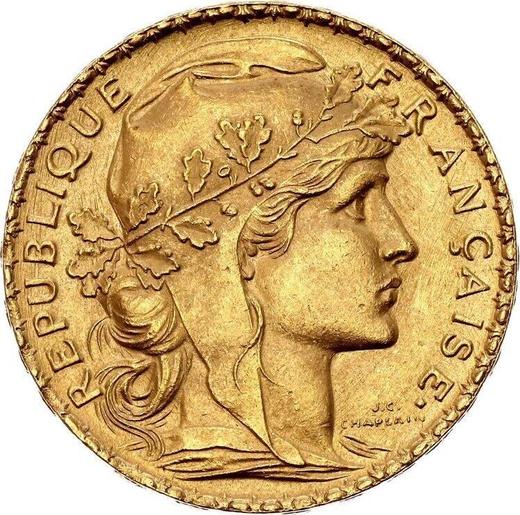 Obverse 20 Francs 1905 A "Type 1899-1906" - Gold Coin Value - France, Third Republic