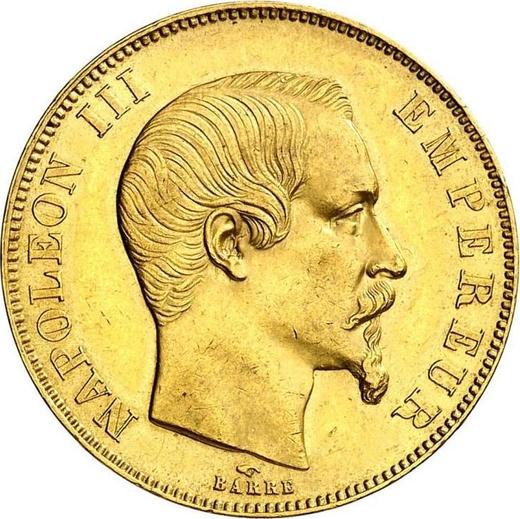 Obverse 50 Francs 1859 A "Type 1855-1860" - Gold Coin Value - France, Napoleon III