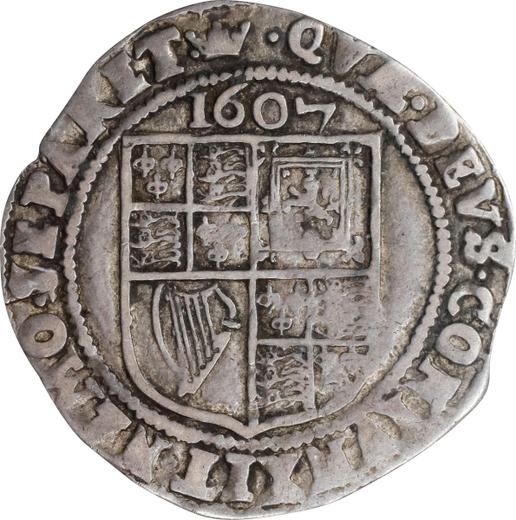 Reverse Sixpence 1607 "Fourth bust" - Silver Coin Value - United Kingdom, James I