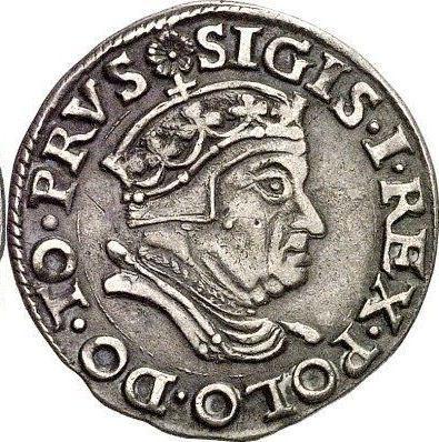 Avers 3 Gröscher 1546 "Danzig" - Silbermünze Wert - Polen, Sigismund der Alte