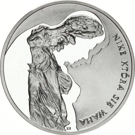 Revers 10 Zlotych 2008 MW KK "Zbigniew Herbert" - Silbermünze Wert - Polen, III Republik Polen nach Stückelung