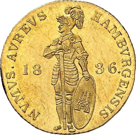 Obverse Ducat 1836 -  Coin Value - Hamburg, Free City