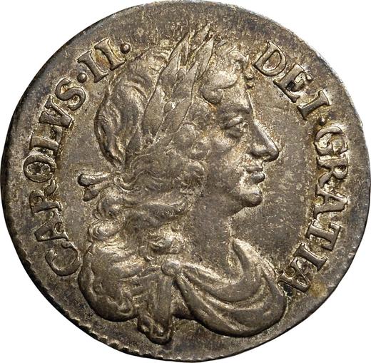 Obverse Fourpence (Groat) 1681 - Silver Coin Value - United Kingdom, Charles II