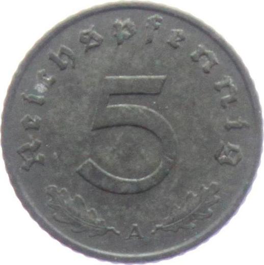 Obverse 5 Reichspfennig 1941 A "Type 1940-1944" -  Coin Value - Germany, Third Reich