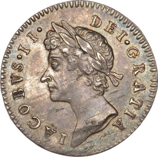 Obverse Threepence 1685 - Silver Coin Value - United Kingdom, James II