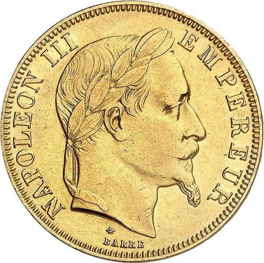 Avers 50 Franken 1866 A "Typ 1862-1868" - Goldmünze Wert - Frankreich, Napoleon III