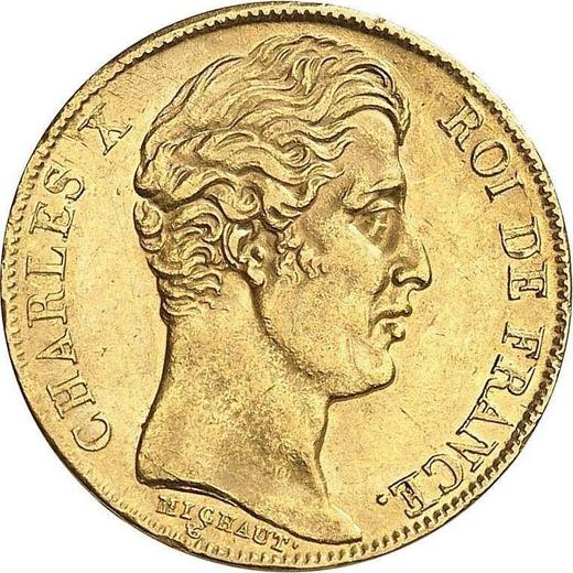 Obverse 20 Francs 1825 A "Type 1825-1830" - Gold Coin Value - France, Charles X