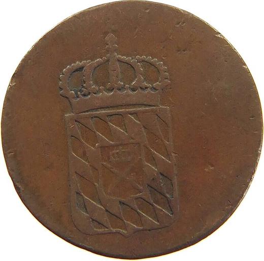 Obverse 1 Pfennig 1822 -  Coin Value - Bavaria, Maximilian I