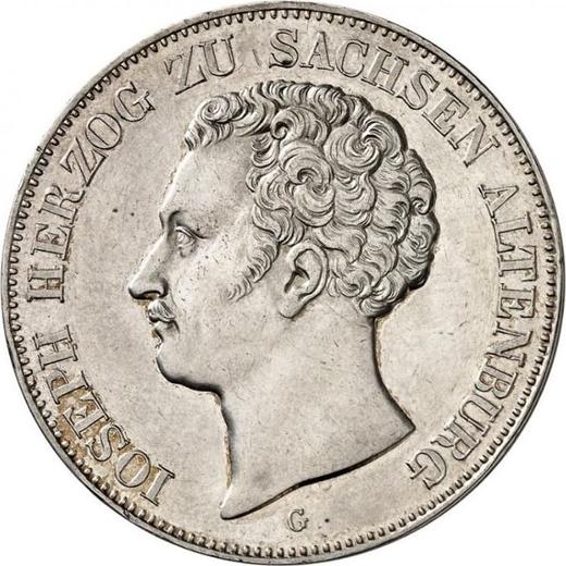 Obverse 2 Thaler 1841 G - Silver Coin Value - Saxe-Altenburg, Joseph